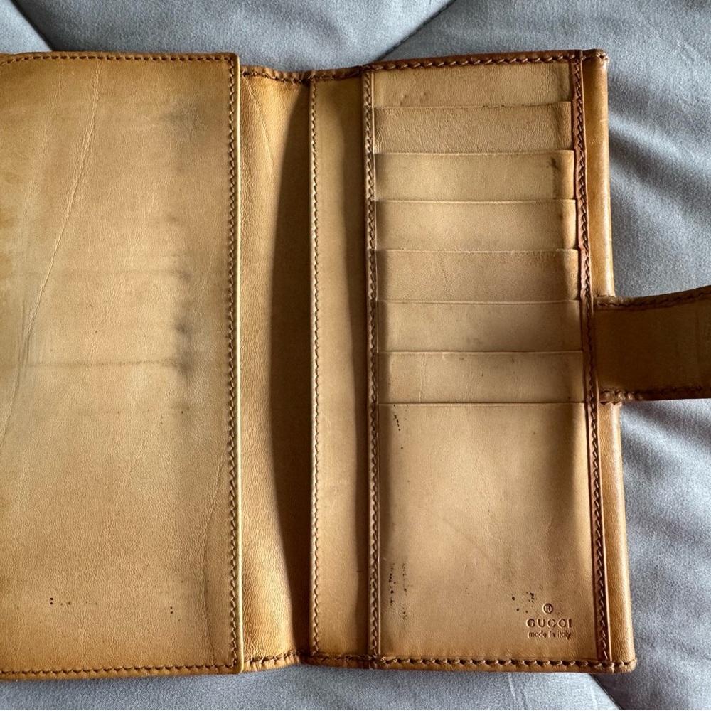 Gucci Vintage Leather Wallet - Picture 5 of 8
